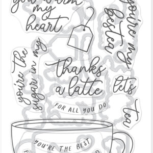 Hero Arts Coffee or Tea Stamp & Cut