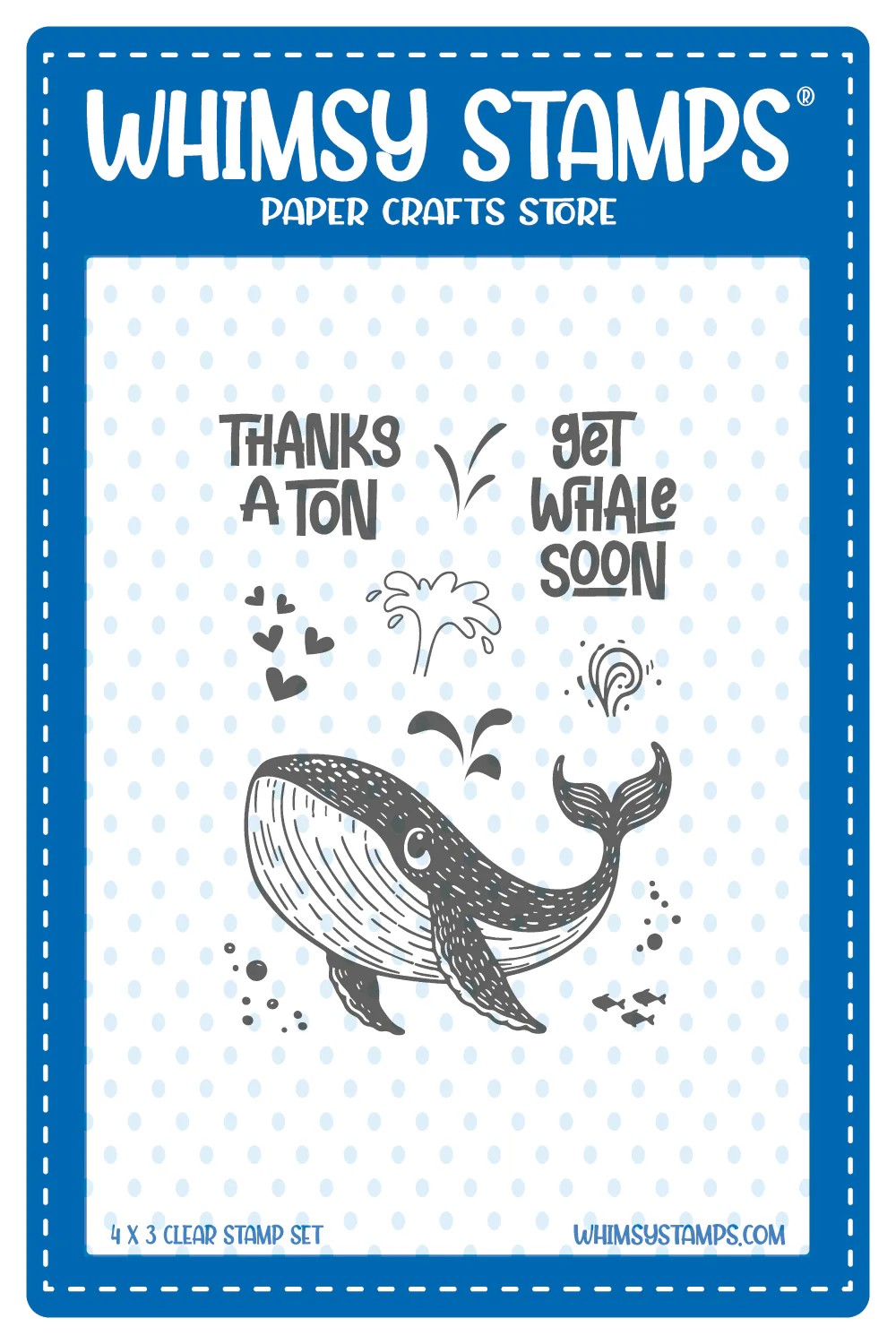 Whimsy Stamp Thanks A Ton