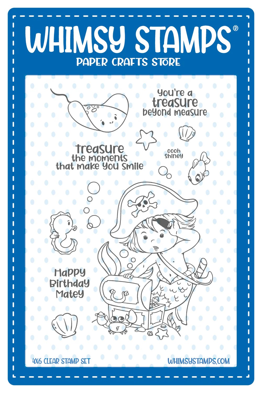 Whimsy Stamp Mermaid Kids Boy