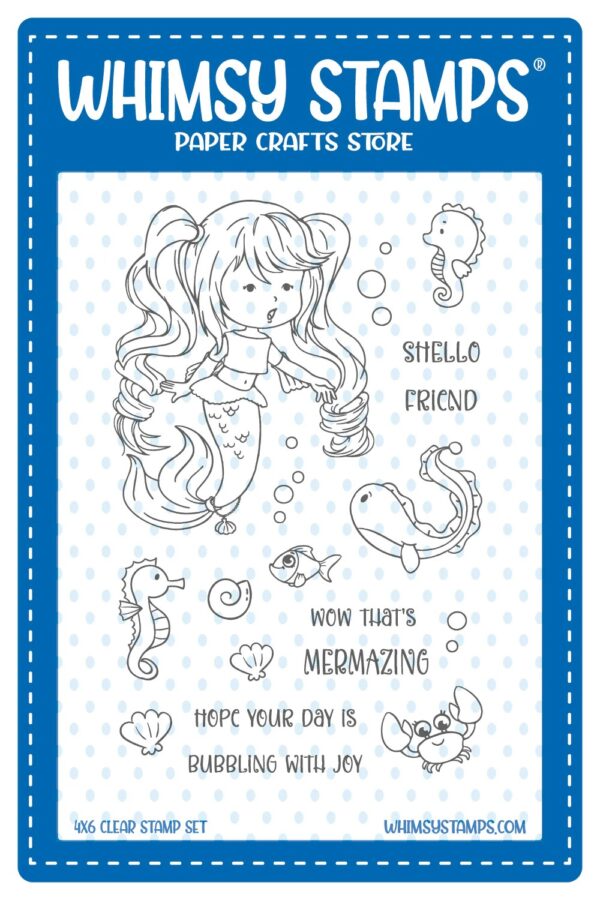 Whimsy Stamp Mermaid Kids Girl