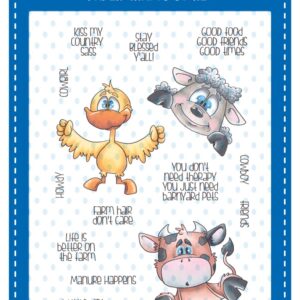Whimsy Stamp Barnyard Friends