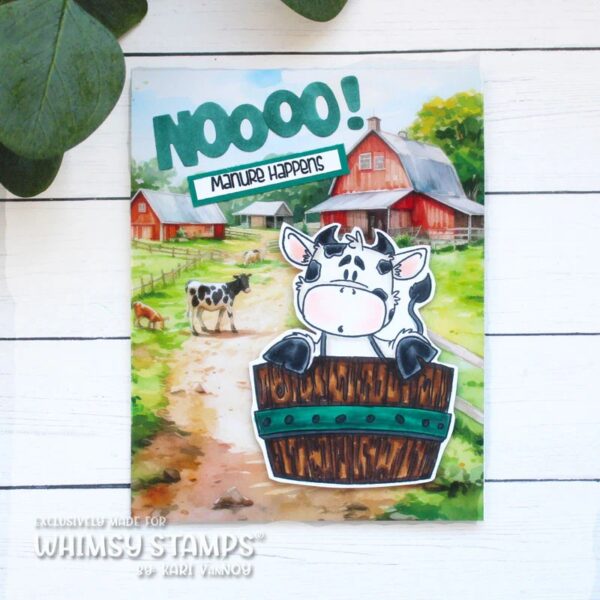 Whimsy Stamp Barnyard Friends