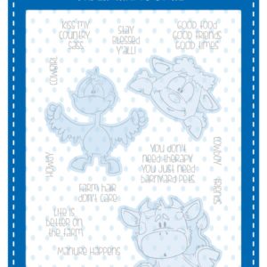 Whimsy Die Barnyard Friends Outline