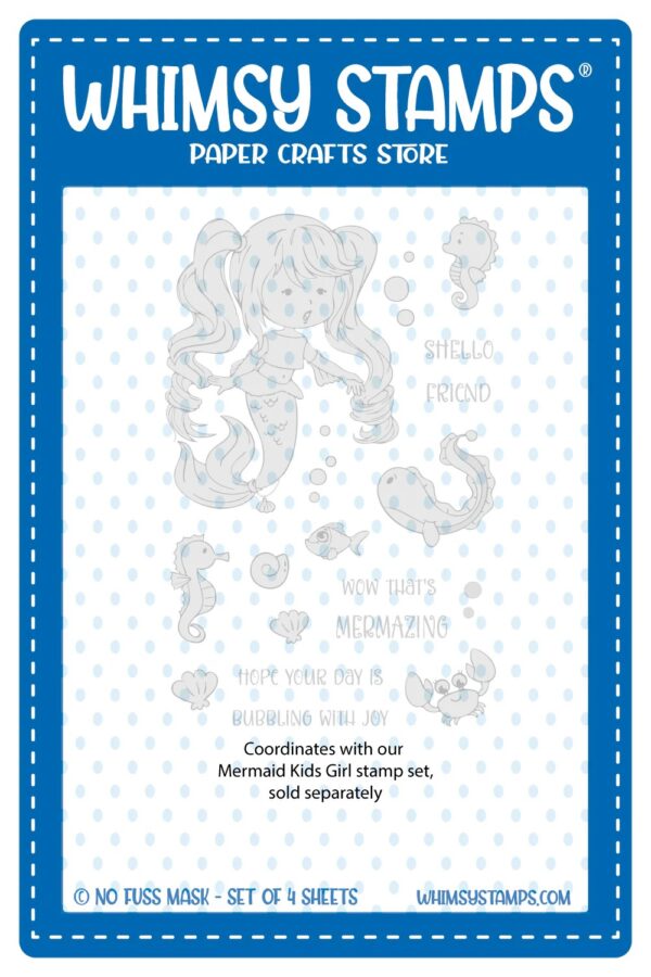 Whimsy Mermaid Kids Girl Mask