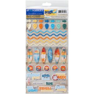 49 & Market Beach Vibe Puffy Sticker