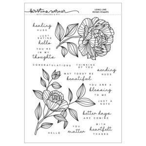 Concord & 9th Stamp Long Line Roses