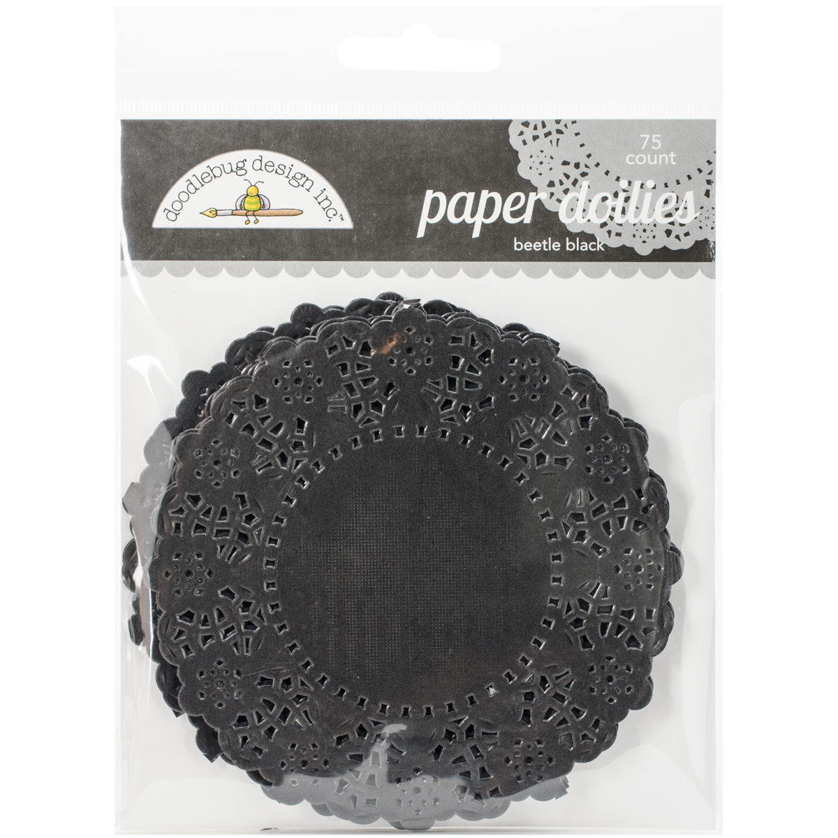 DOODLEBUG DOILIES BEETLE BLACK