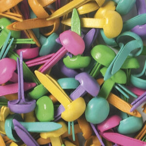 DOODLEBUG MINI BRAD BRIGHT ASSORTMENT