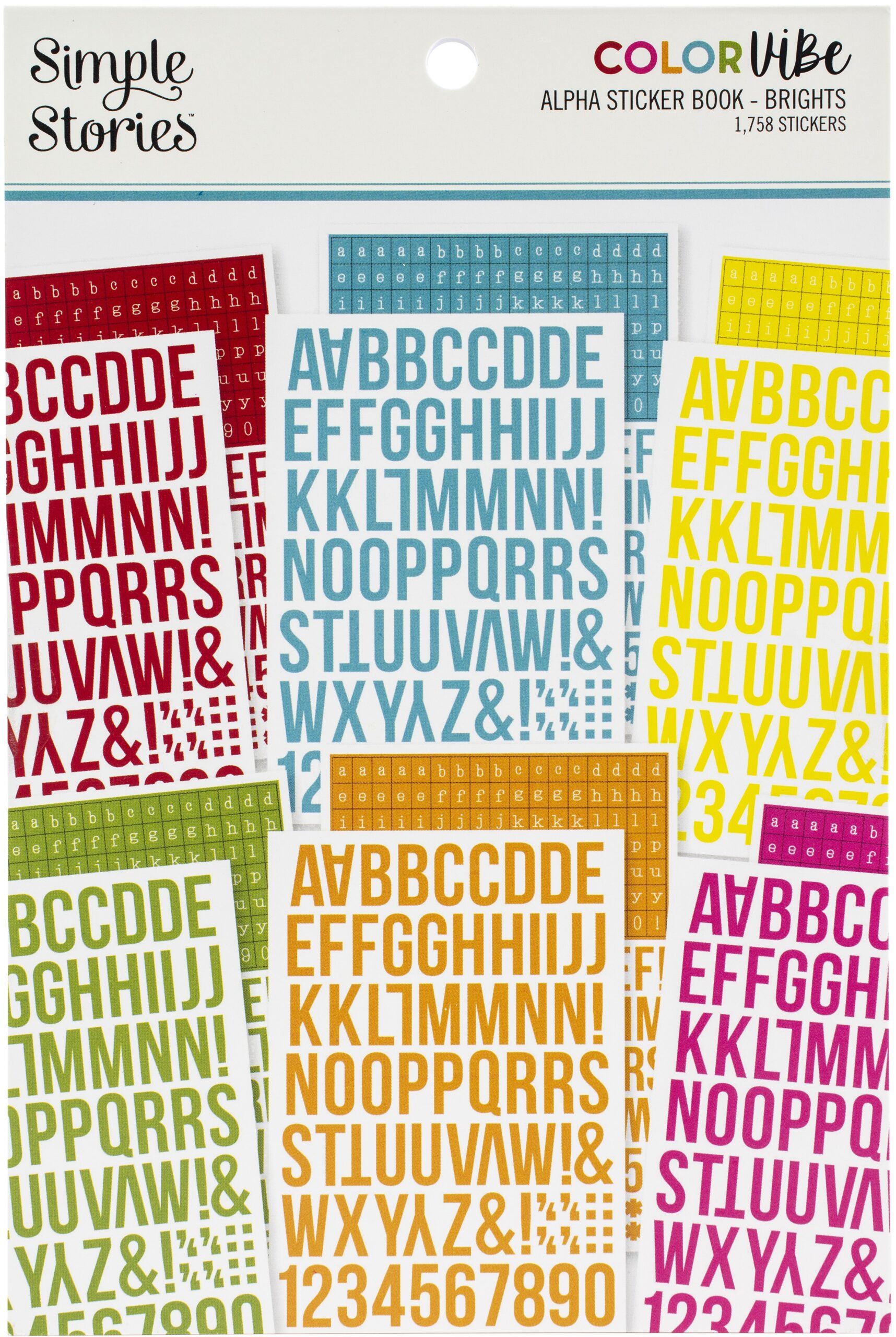 SIMPLE STORIES COLOR VIBE ALPHABET BOOK BRIGHTS