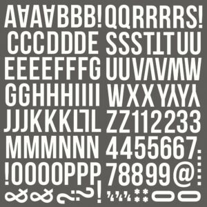 SIMPLE STORIES COLOR VIBE FOAM STICKER WARM WHITE