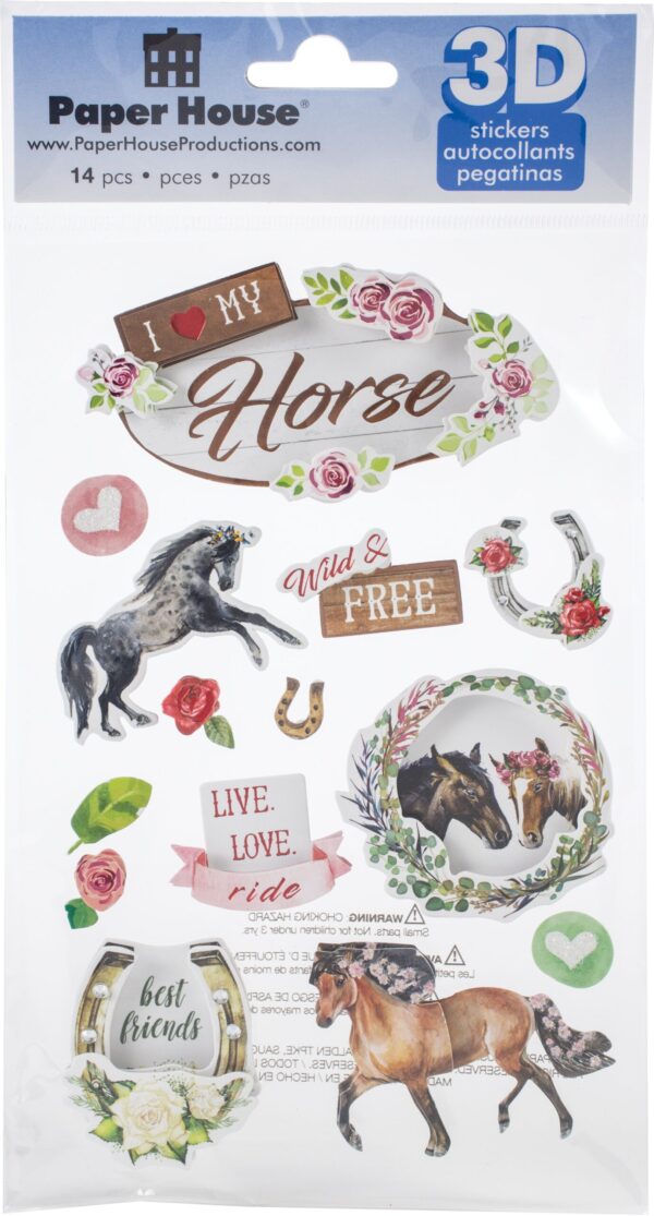 PAPER HOUSE 3D I LOVE MY HORSE