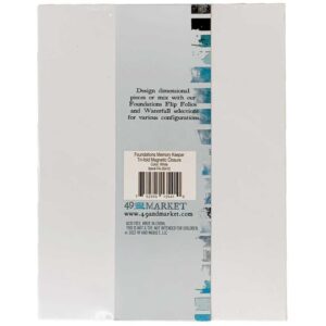 49 & MARKET MEMORY KEEPER TRIFOLD WHITE