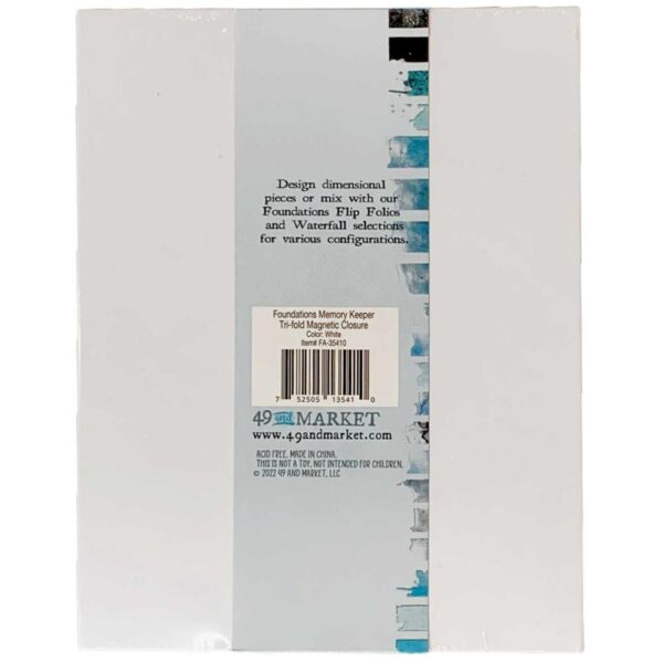 49 & MARKET MEMORY KEEPER TRIFOLD WHITE