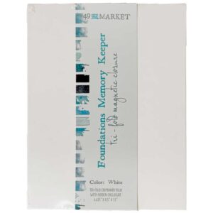 49 & MARKET MEMORY KEEPER TRIFOLD WHITE