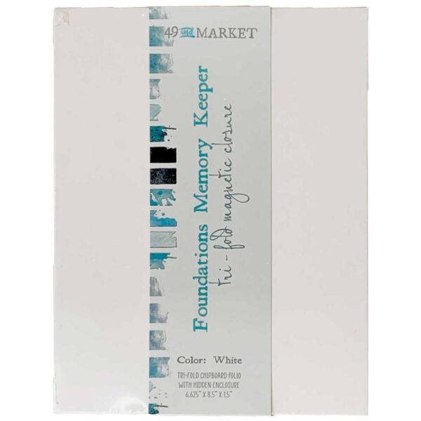 49 & MARKET MEMORY KEEPER TRIFOLD WHITE