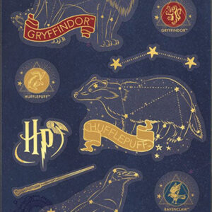 PAPER HOUSE HARRY POTTER HOUSE CONSTELLATIONS ENAMEL STICKER