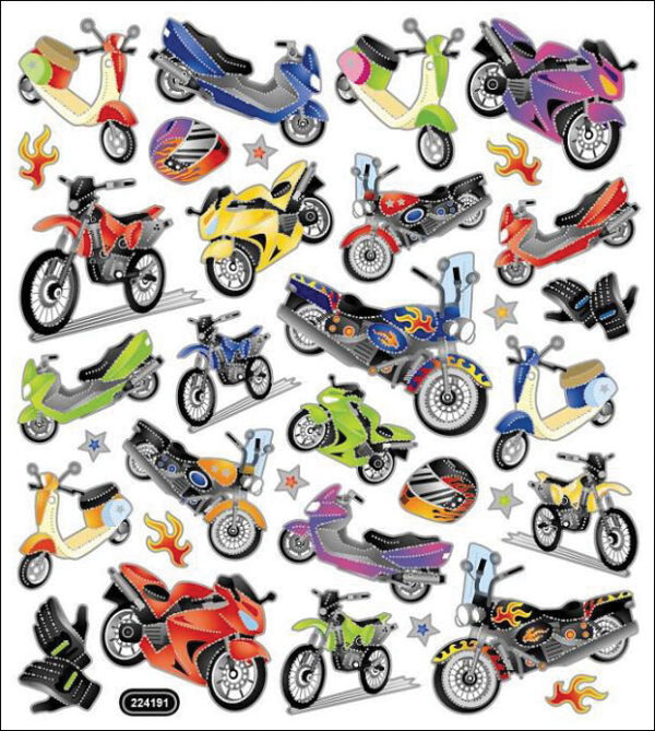 STICKERKING MOTORCYCLE MANIA STICKERKING MOTORCYCLE MANIA