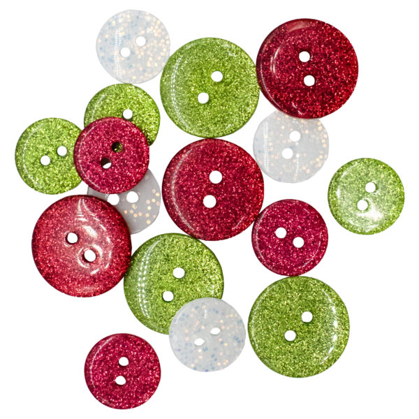 Buttons Galore & More Santa's Sparkle