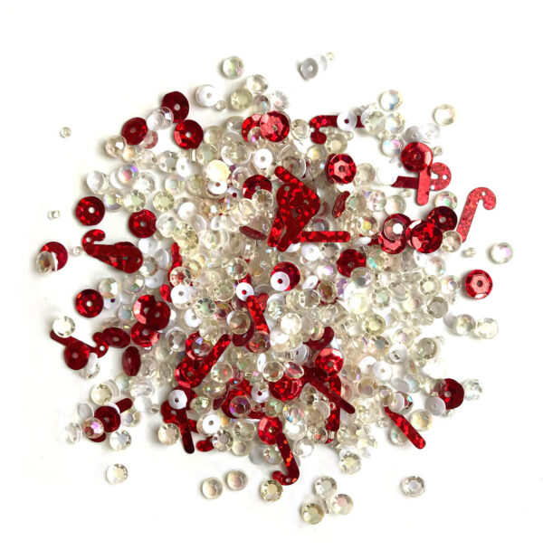 Buttons Galore & More Sparkletz Peppermint Stix