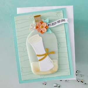 Hero Arts Banner Days Stamp & Cut Set From the Summer By the Shore Collection