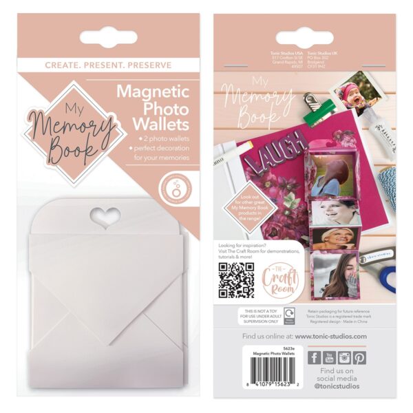 TONIC MY MEMORY BOOK MAGNETIC PHOTO WALLETS 2 PACK