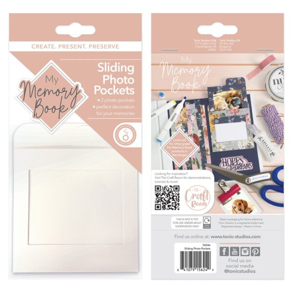 TONIC MY MEMORY BOOK SLIDING PHOTO POCKETS