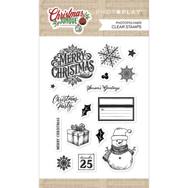 Photo Play Christmas Junque Stamps