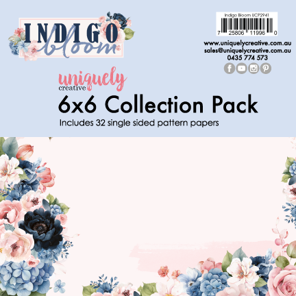 Uniquely Creative Indigo Bloom 6 X 6 Collection Pack Uniquely Creative Indigo Bloom 6 X 6 Collection Pack