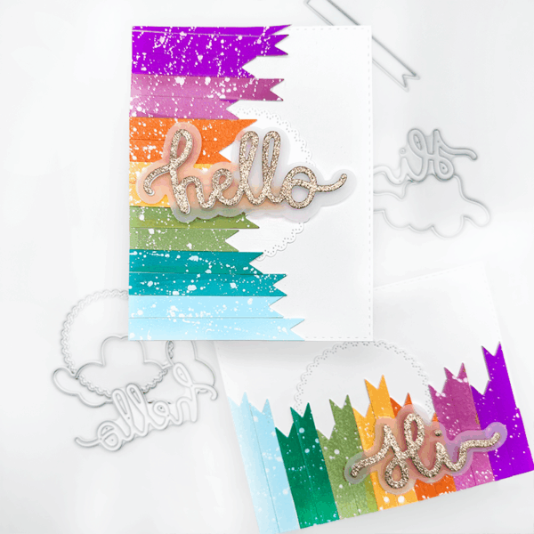 Emily Moore Designs Dies Hi, Hey, Hello Large