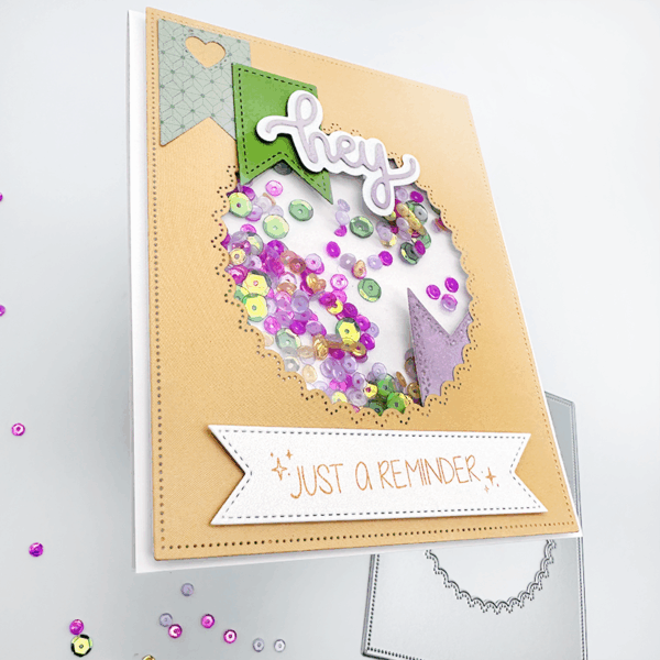 Emily Moore Designs Dies the Doily Shaker