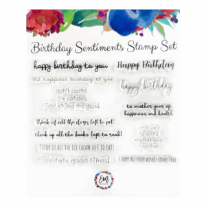 Emily Moore Designs Stamp Birthday Sentiments