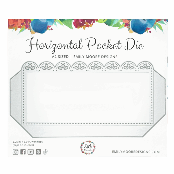 Emily Moore Designs Dies Horizontal Pocket Emily Moore Designs Dies Horizontal Pocket