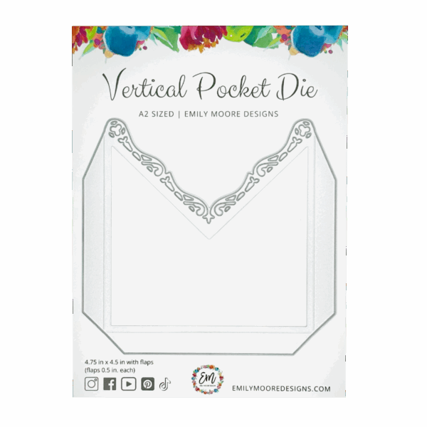 Emily Moore Designs Dies Vertical Pocket