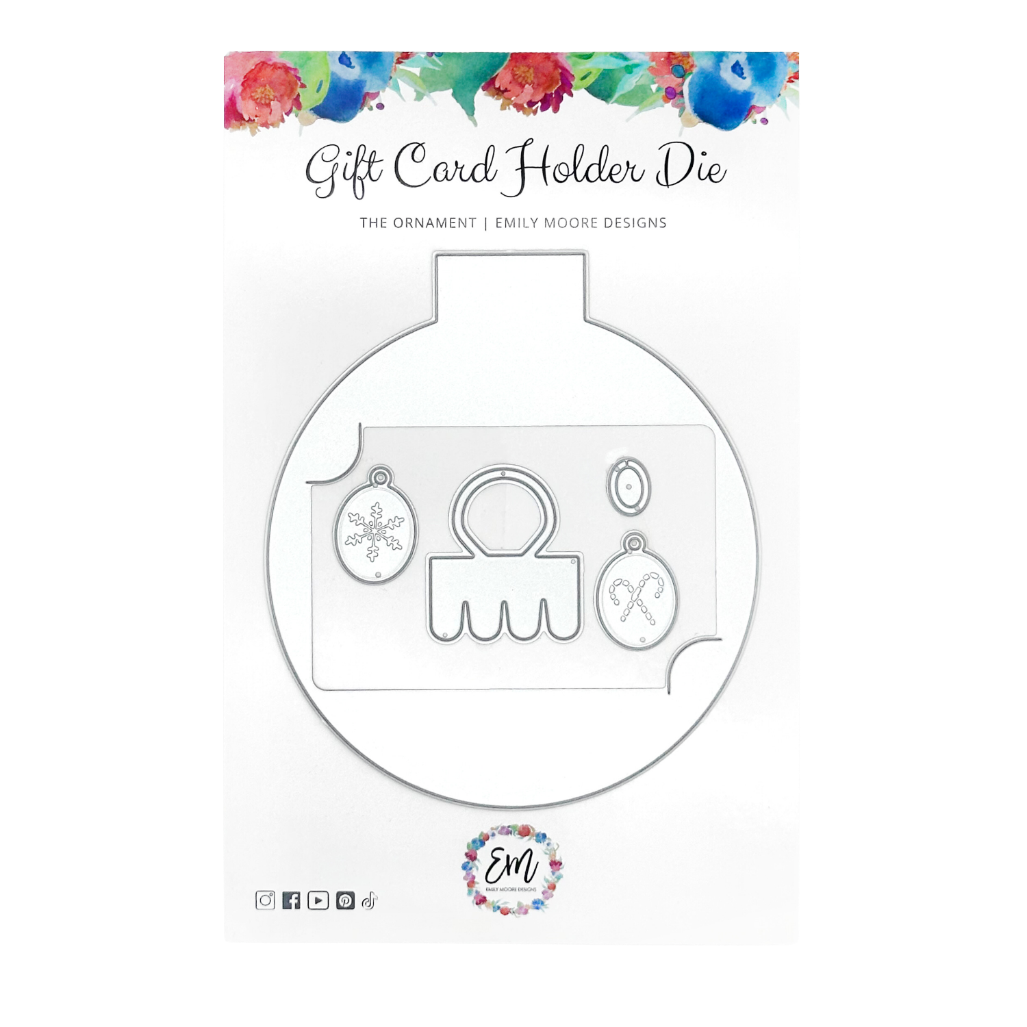Emily Moore Designs Dies Gift Card Holder the Ornament