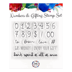 Emily Moore Designs Stamp Numbers and Gifting