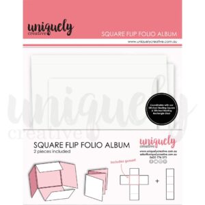 Uniquley Creative Die Square Flip Folio Album