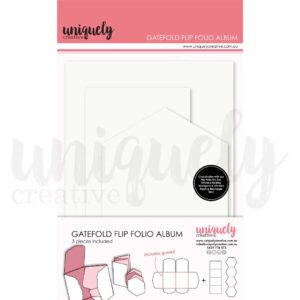 Uniquley Creative Gatefold Flip Folio Album