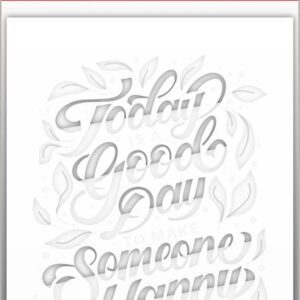 ALTENEW STENCIL TODAY IS A GOOD DAY