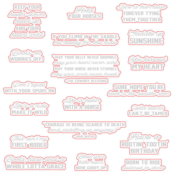 Honey Bee Saddle Up Honey Cuts