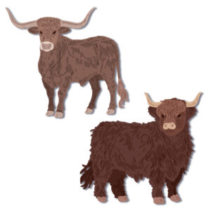 Honey Bee Lovely Layers Hooves & Horns Honey Cuts