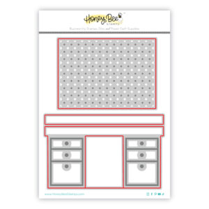 Honey Bee Lovely Layers Pegboard & Desk Honey Cuts