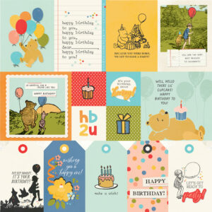 Simple Stories Say Cheese Classic Pooh Birthday Elements 1