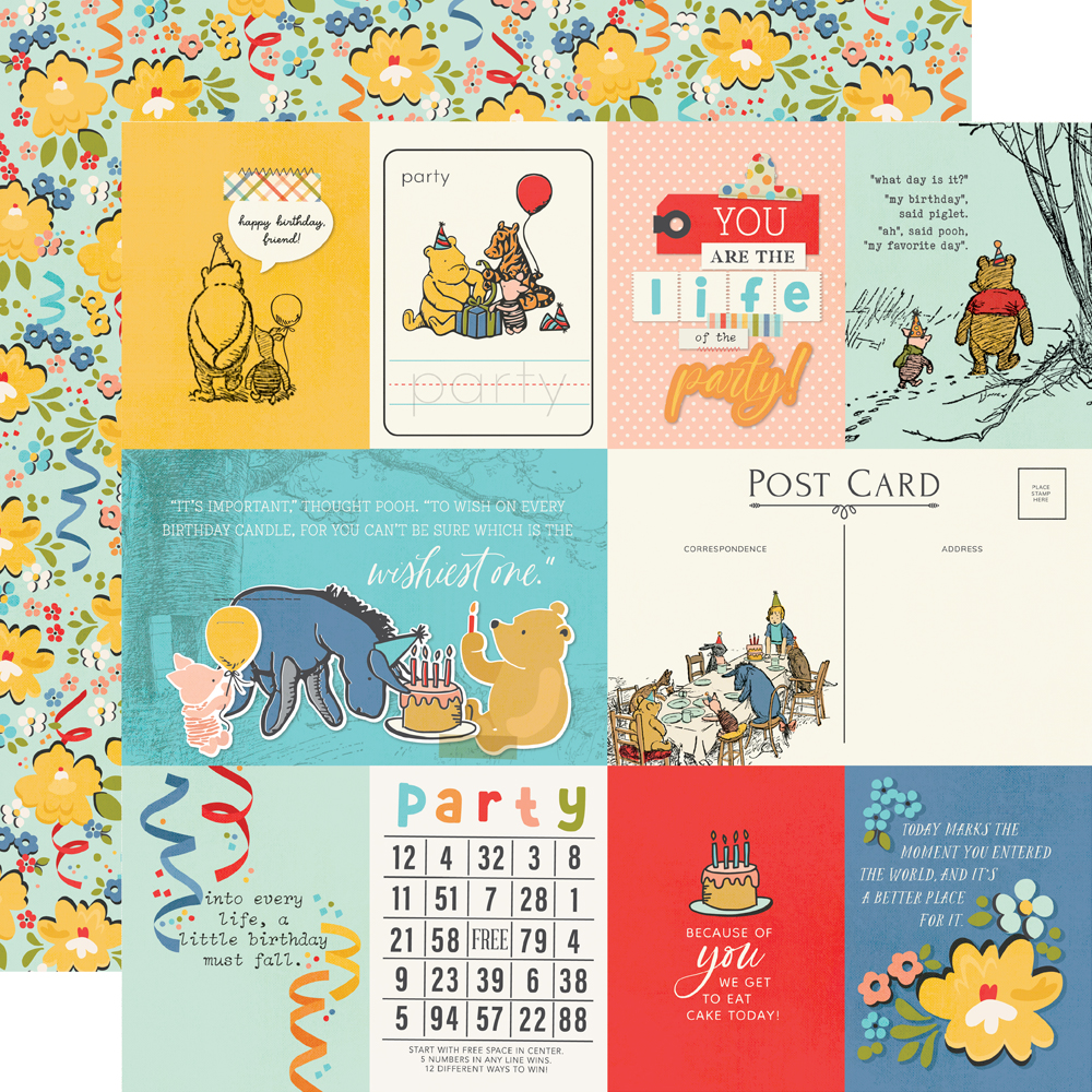 Simple Stories Say Cheese Classic Pooh Birthday Elements 2