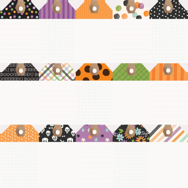 Simple Stories Spooky Things Tag Elements