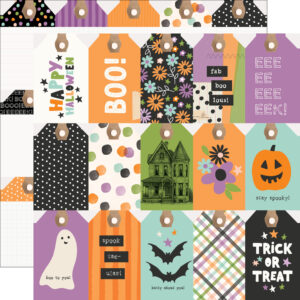 Simple Stories Spooky Things Tag Elements