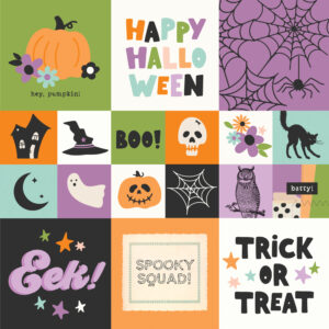 Simple Stories Spooky Things 2X2/4X4 Elements