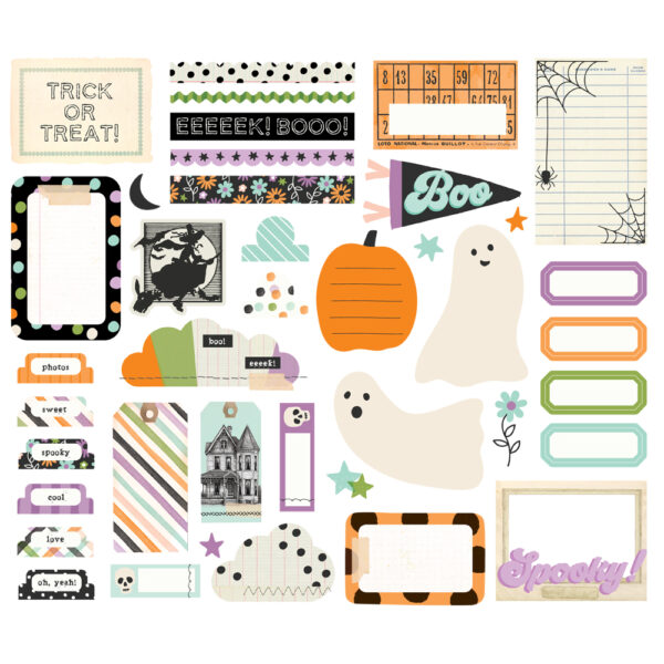 Simple Stories Spooky Things Journal Bits & Pieces