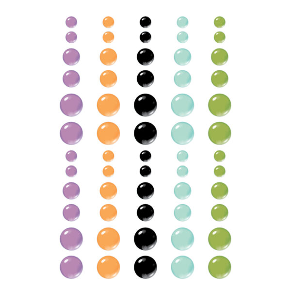 Simple Stories Spooky Things Simple Storiesy Enamel Dots