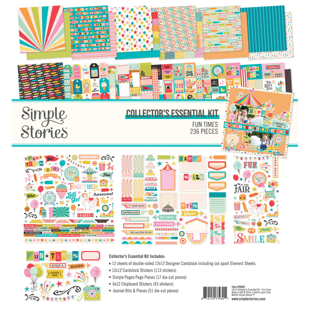 Simple Stories Fun Times Collector's Simple Stories Essential Kit