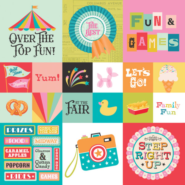 Simple Stories Fun Times 2X2/4X4 Elements